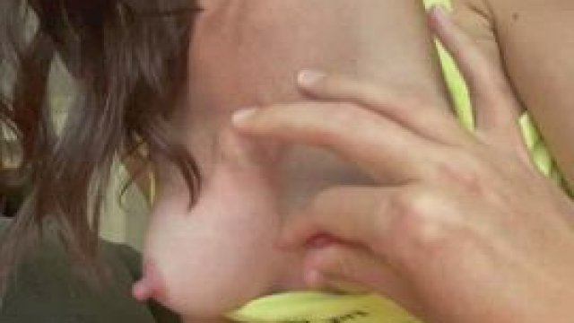 He loves milking my full tits! (fm)