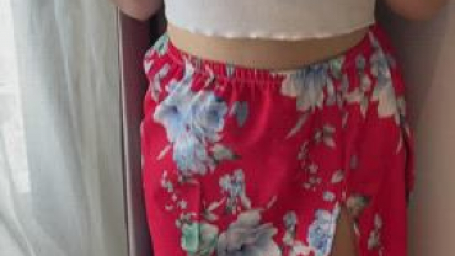 Watching my natural titties bounce is almost hypnotizing