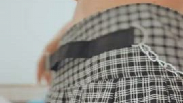 Don't tell my boyfriend I showed you what's under my skirt