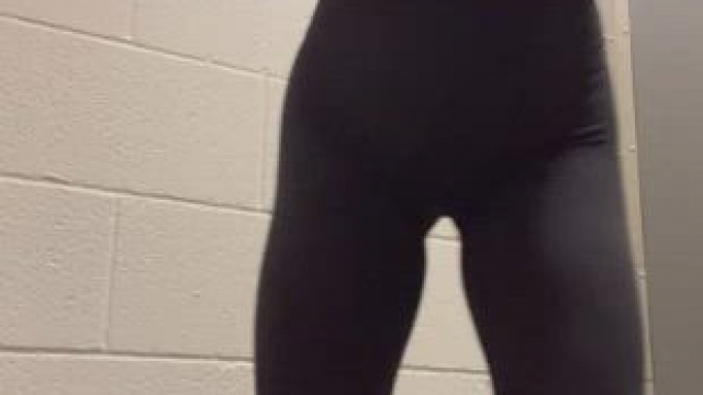 In a packed locker room - I had to be quick!