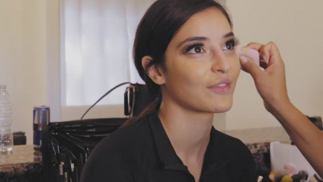 Behind the scenes on set with Emily!