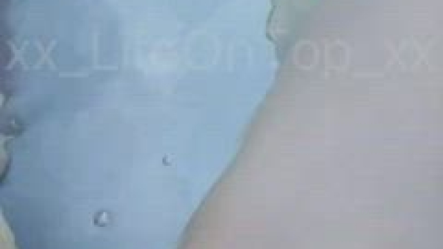 Just playing around in the pool