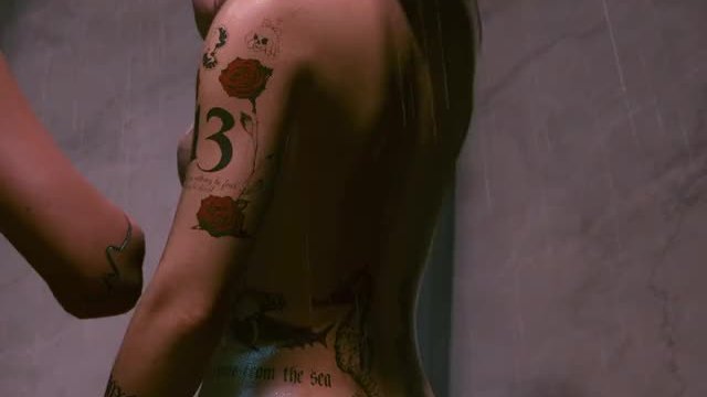 Judy Alvarez shower (pom_acc) [Cyberpunk 2077]