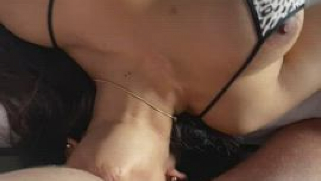 Nothing like a good oral while staring at some tits