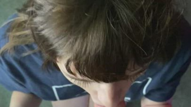 Me getting a nice cumshot on my cute face (19f OC)