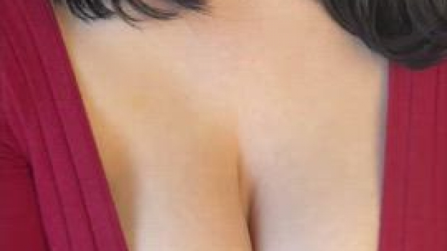 Is this red shirt too tight for my big tits?