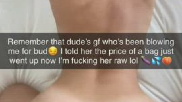 Gf is a whore for weed Pt. 3