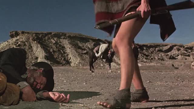 Raquel Welch backplot from Hannie Caulder (1971) .