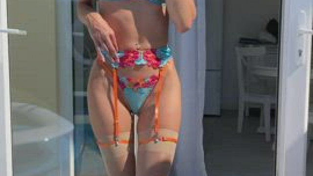 Stockings and smoking