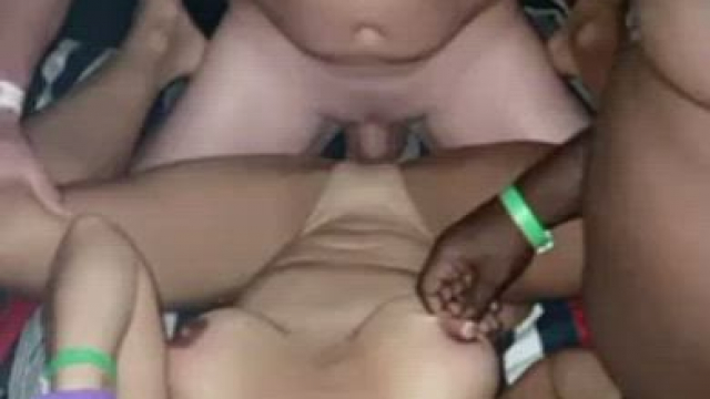 Hands full, mouth full, pussy full…all while hubby runs the camera! What more do