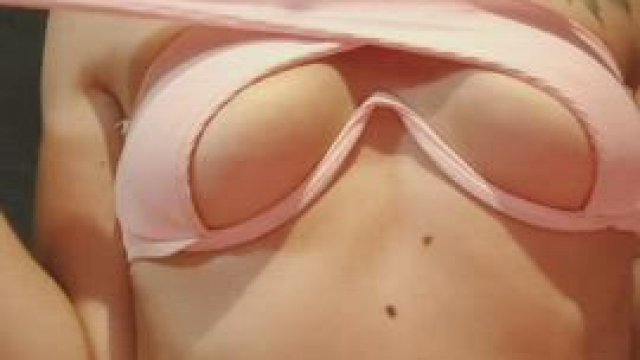 I love to caress my small teen tits