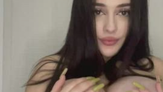 I hope those boobs make you harder this evening ;)