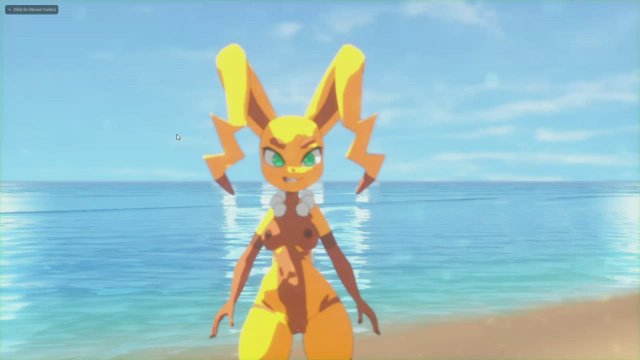 Bunny gets it on the beach! (Kinky Fridays)