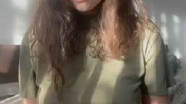 Love how the light was hitting my tits