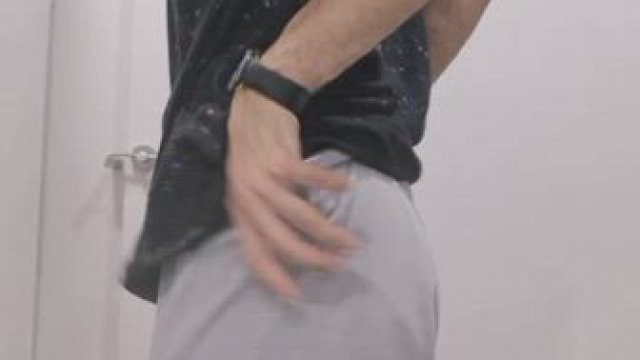 The men's locker room at the gym