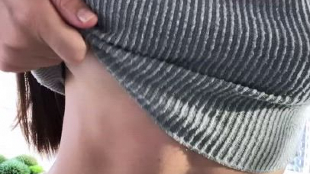 I made eye contact with the guy on the balcony