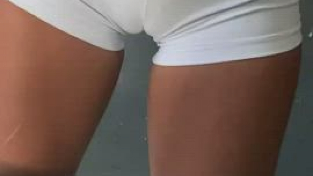 I love my white tight short