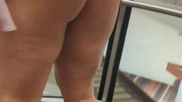 Showing my buttplug in the glass hotel elevator [OC]