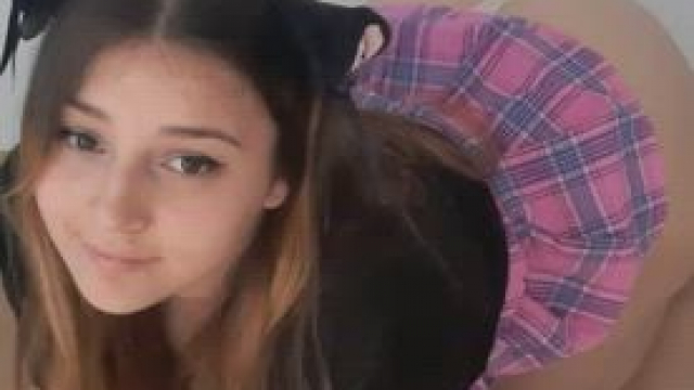 Does the horny kitty costume look good on me?