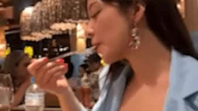 i made eye contact with the man at the other table the whole time