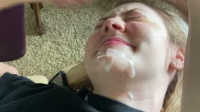 He let me drain him this time normally he throws it all over my face