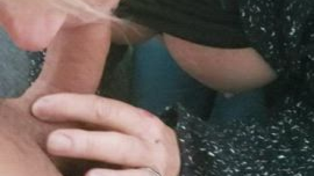 Boobs out...ball tugging...