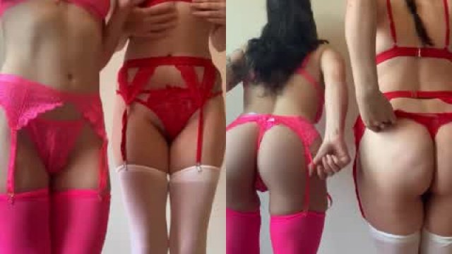 Just curious how many late night scrollers would fuck us both at the same time 