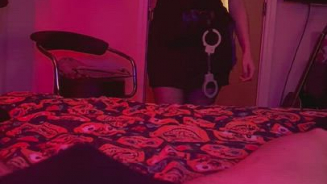 I'll arrest you just to get your cum