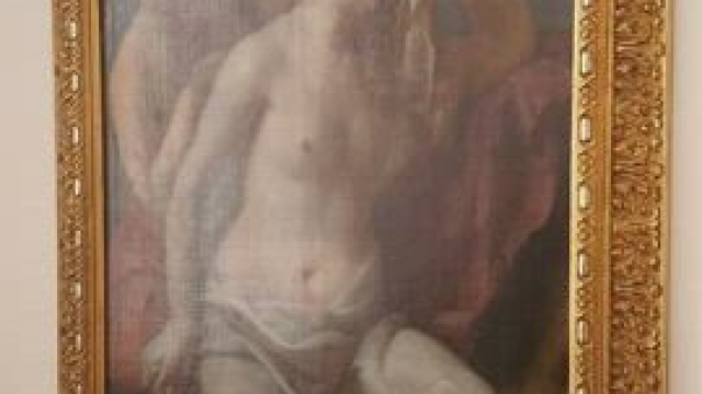 In a very serious and respected museum. I saw this painting and immediately knew