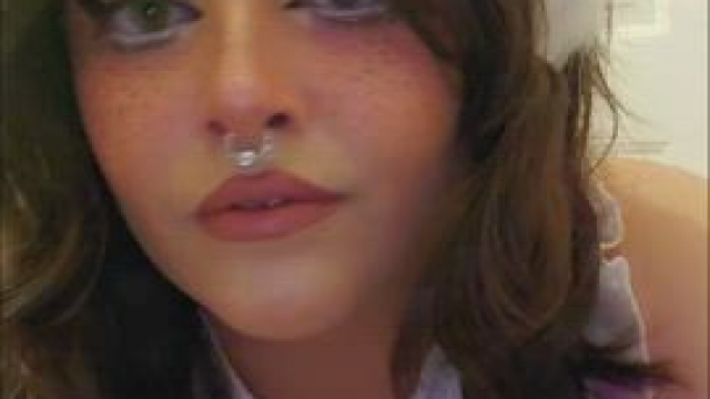 Just bouncing the cow boobs