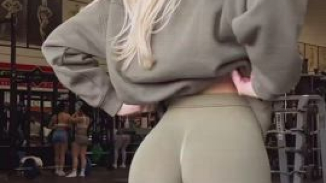 A little posing in the gym