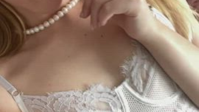 My new lingerie, I'm so skinny in it