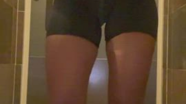 Sometimes you just need to play with your pussy in the bathroom [gif]