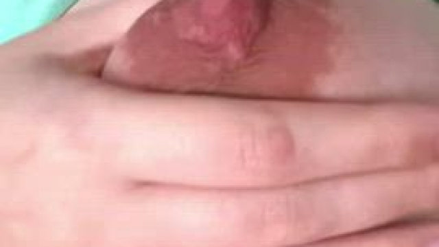 Looked down to see my shirt wet, looks like my milk is coming in