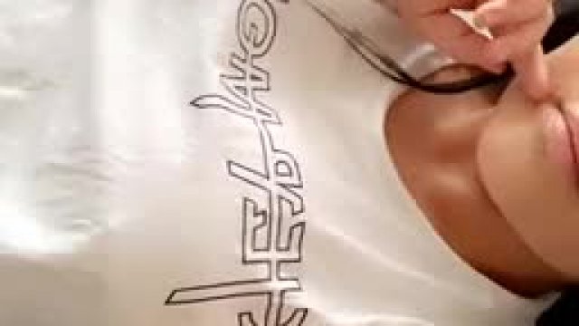 Revealing my big soft tits...