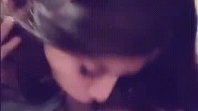 She is so Horny She cant resist to suck his Di*k, Follow easy OP's link in comme