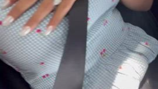 Sundress and no panties