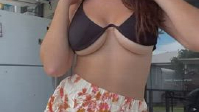 I think my tits got a little bigger since I wore this bra the last time