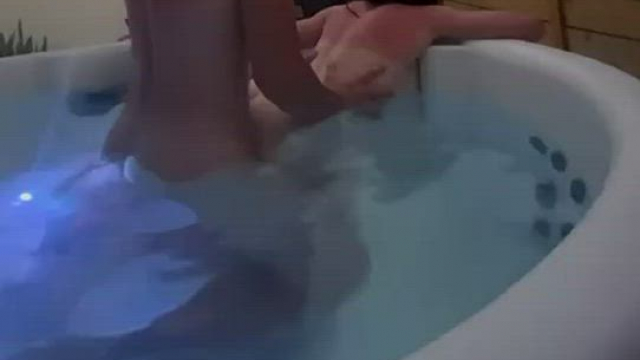 He bent me over the hot tub while the neighbors were outside