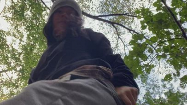 POV I suddenly need cock during our hike