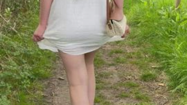 Flashing my jiggly ass