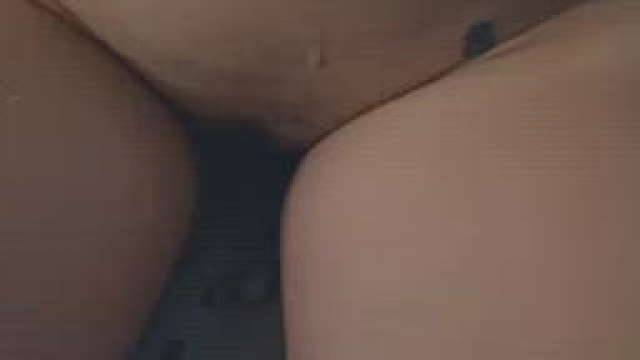 Covered from face to pussy and i love watching it drip down