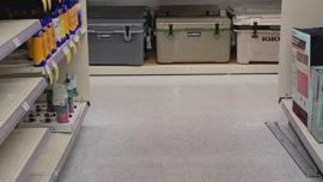 Hubby finds titties on every aisle we go down [f]