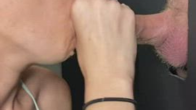 Gloryhole facials are the best!