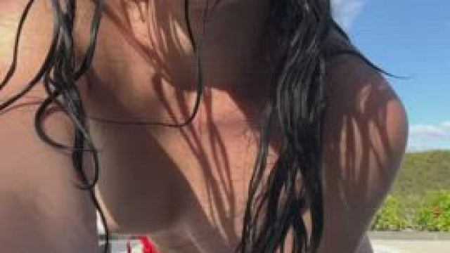 This is my favourite outfit to make older buddies hard at the beach