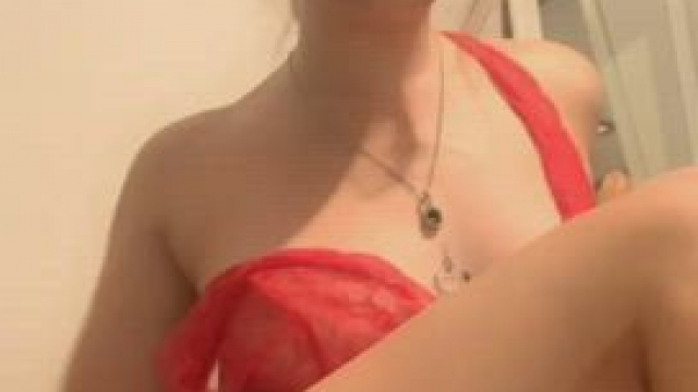 Now that I finally turned 18, here’s a video getting my tits out for you horny p