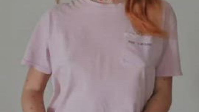 I'm jumping for joy that I have such cute tits