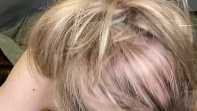 Sucking hubby’s cock while on cam with a stranger from Reddit again!