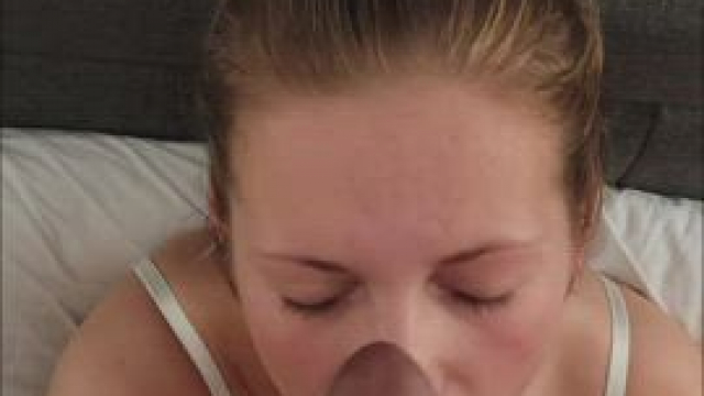 I love when he puts that warm load on my face