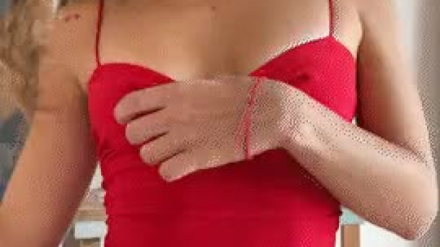 Just showing off my tight thong in this tiny dress [F]